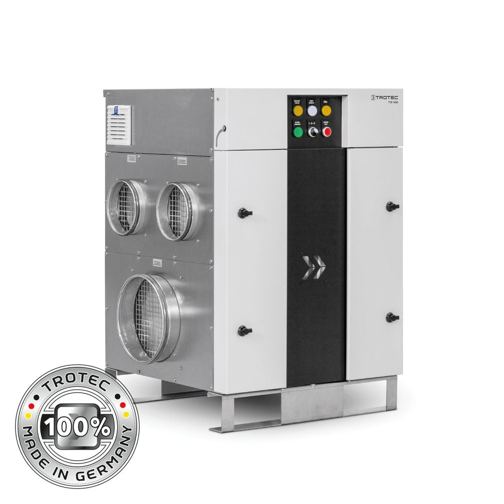 TROTEC TTR 1400 stationary industrial desiccant dehumidifier
