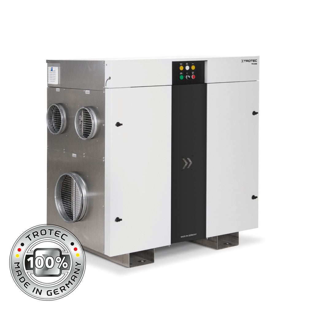 TROTEC TTR 2000 stationary industrial desiccant dehumidifier
