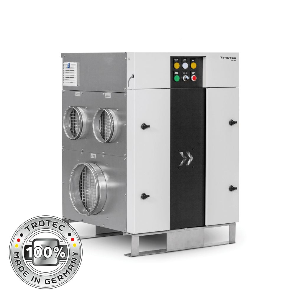 TROTEC TTR 800 stationary industrial desiccant dehumidifier