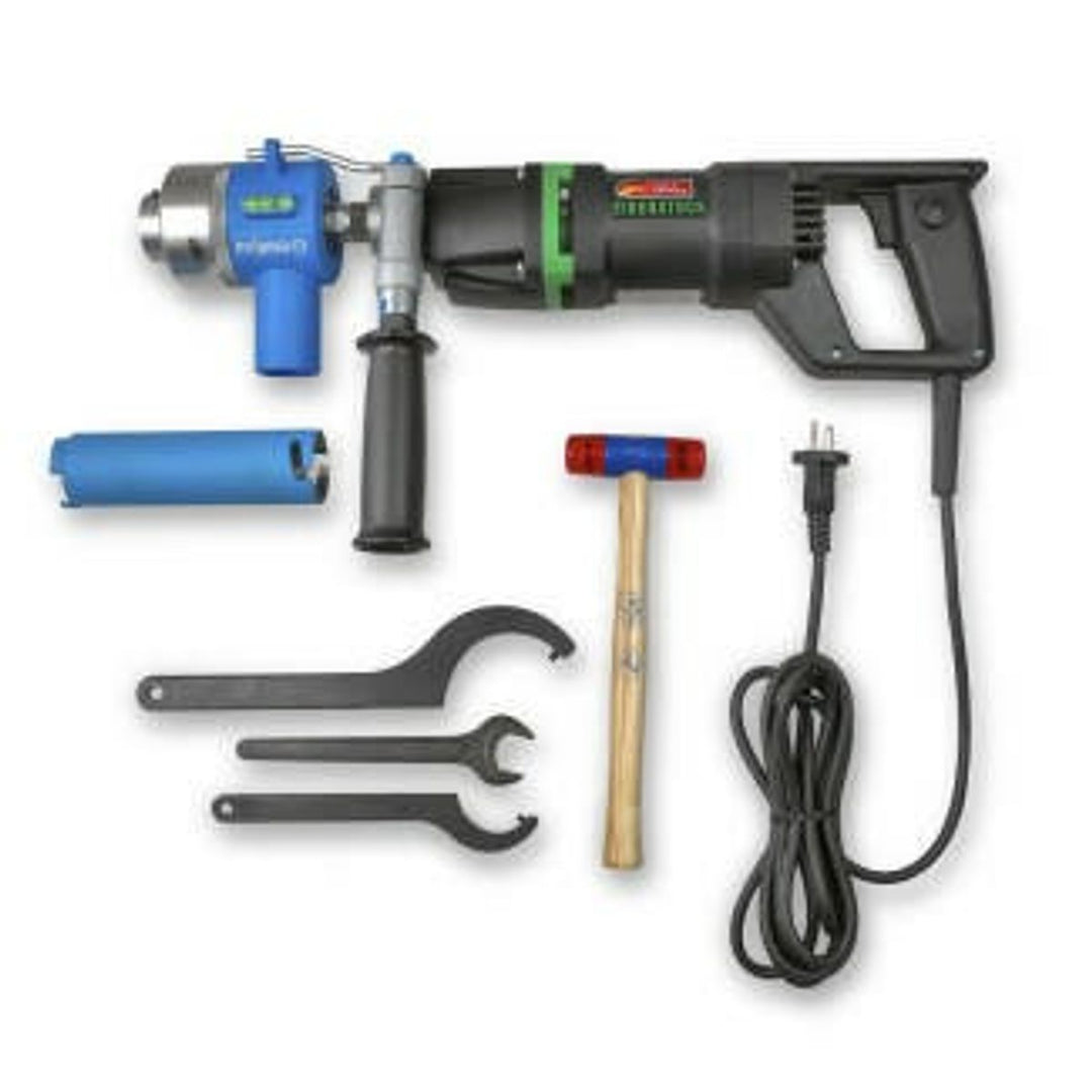 TROTEC core drilling machine set for dry drilling