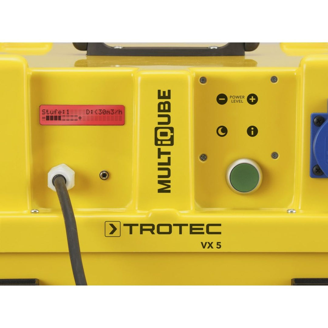 TROTEC VX 5 in MultiQube drying setup