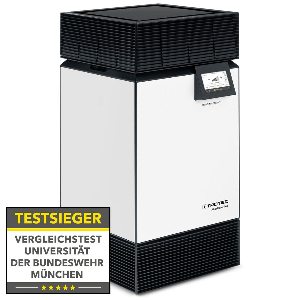 TROTEC AirgoClean ONE - side view with 360-degree air intake