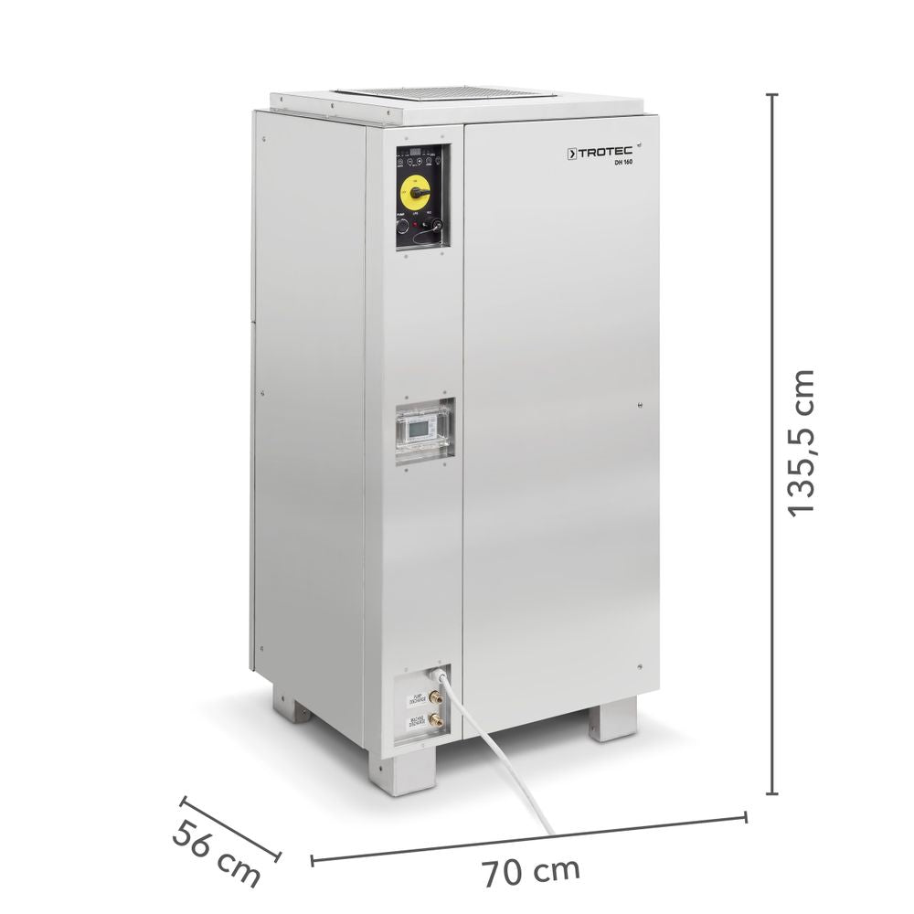 TROTEC DH 160 BX ES Edelstahl
