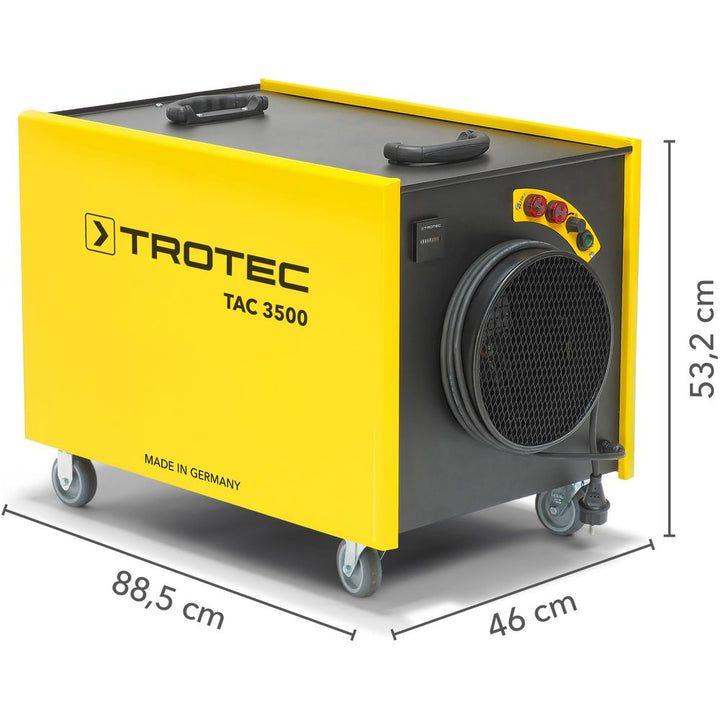 TROTEC TAC 3500 commercial air cleaner - dimensions