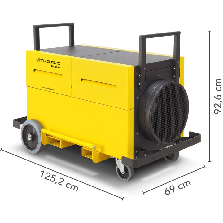 TROTEC TAC 5000 commercial air cleaner - dimensions