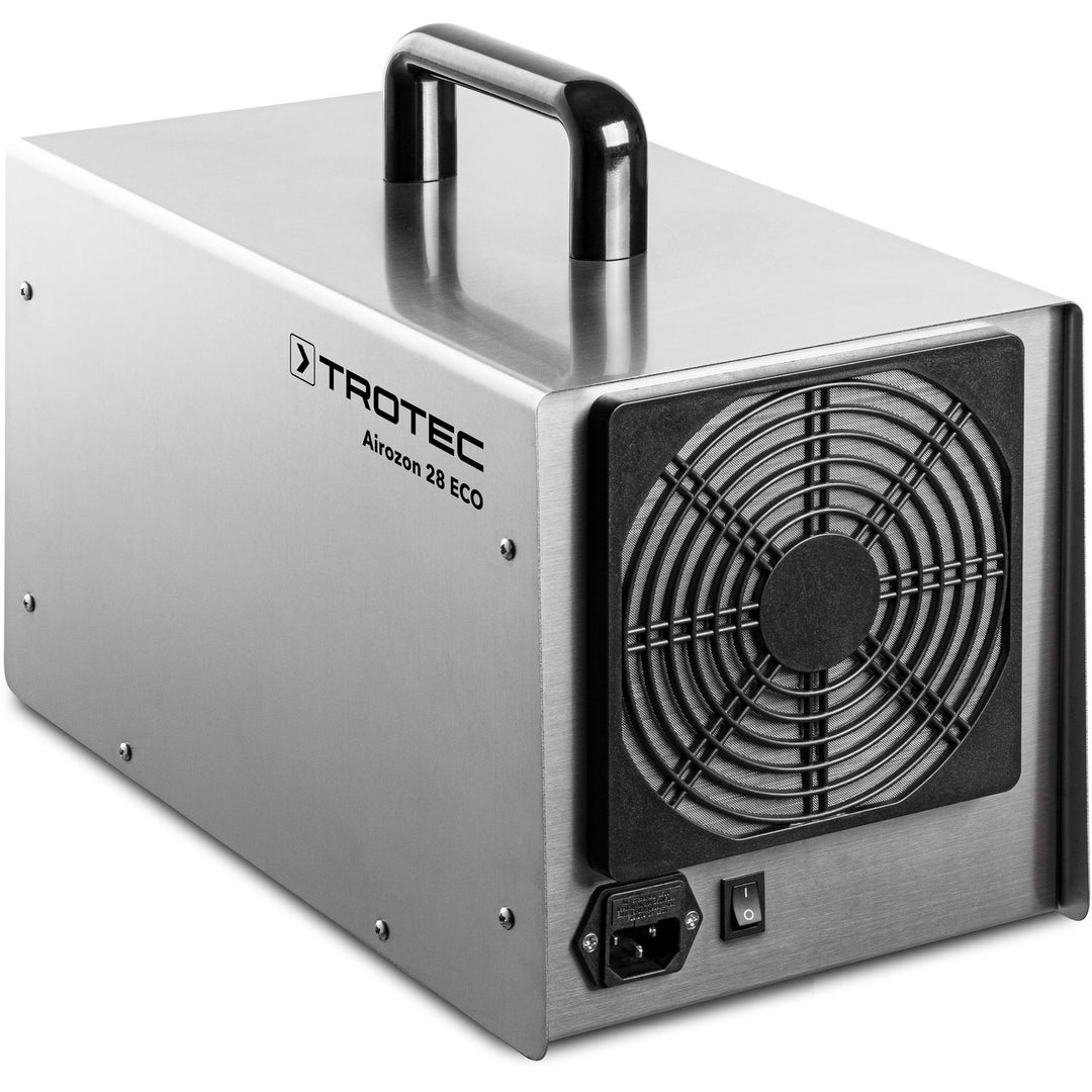 TROTEC Airozon 28 ECO in use for vehicle odour treatment