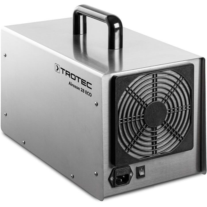 TROTEC Airozon 28 ECO in use for vehicle odour treatment