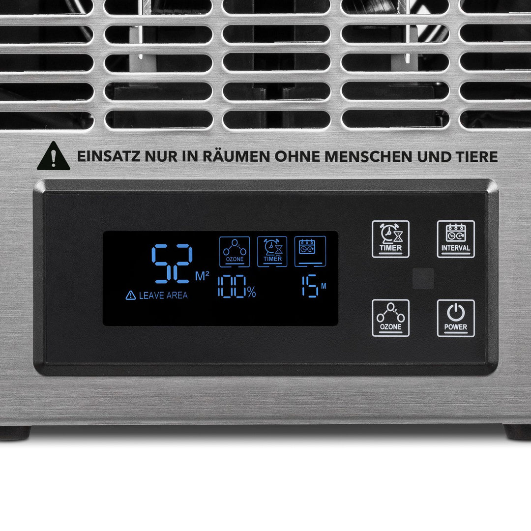 TROTEC Airozon 28 ECO side view with carry handle