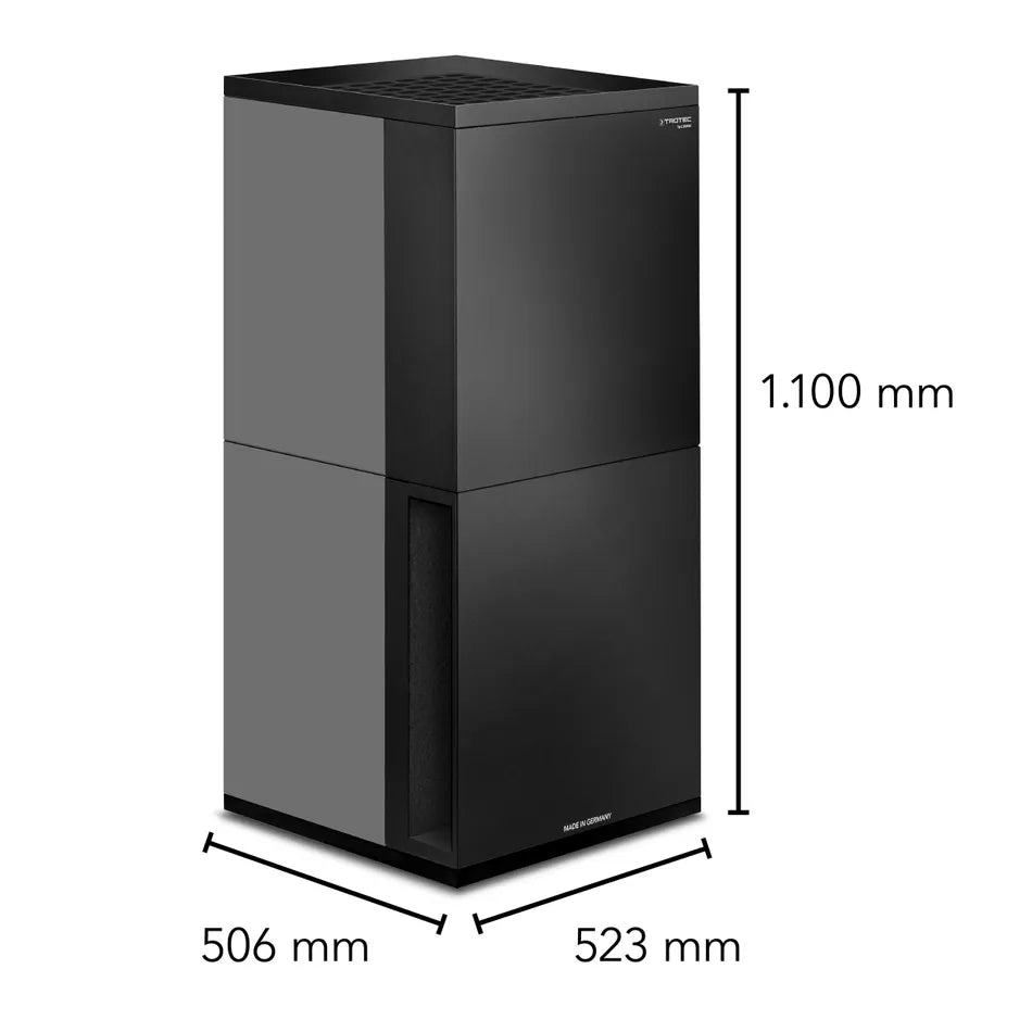 TROTEC TAC ECO TOWER — three-quarter angle view