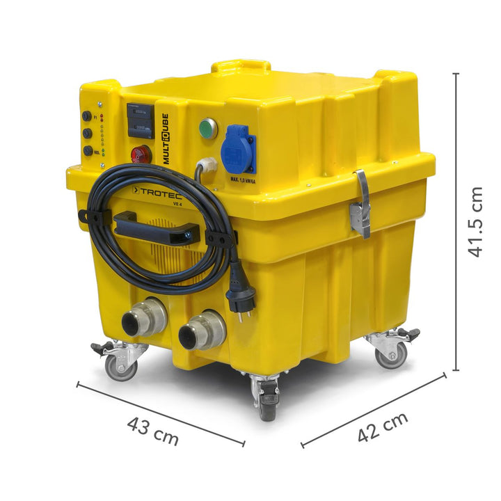 TROTEC VE 4 side channel blower for insulation drying