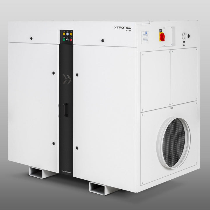 TROTEC TTR 5200 adsorption drying unit - rear view