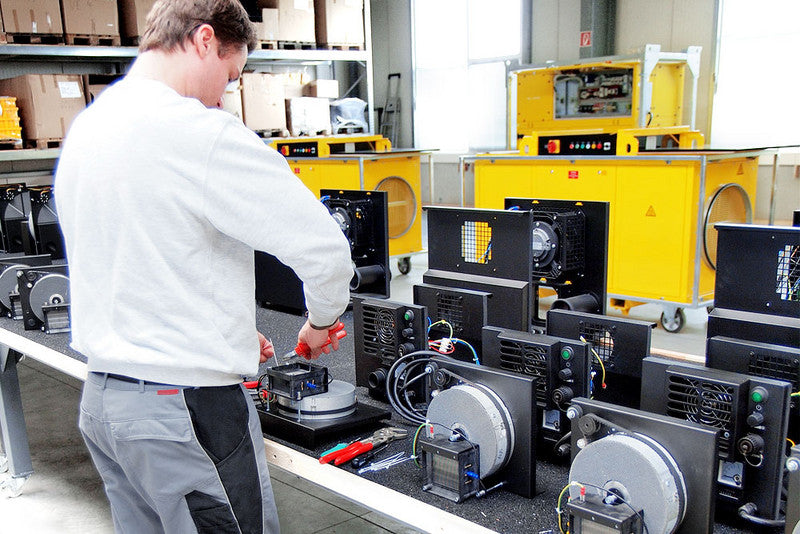 TROTEC DH-S series - production hall application