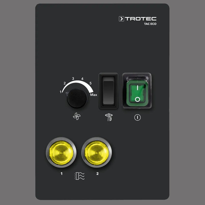 TROTEC TAC ECO II — control panel