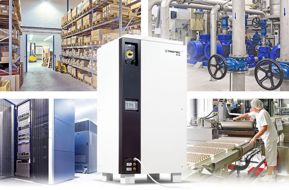 TROTEC DH 160 BX - suitable for many industrial applications