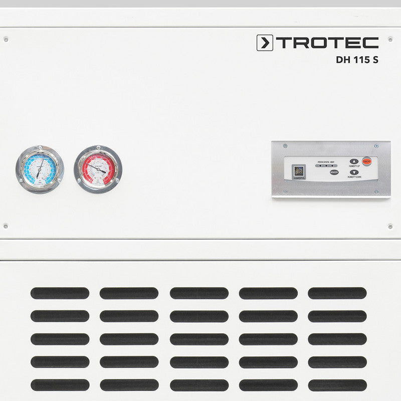 TROTEC DH 115 S industrial condensation dryer - angled view