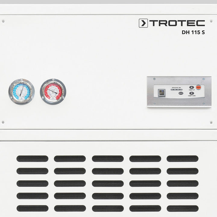 TROTEC DH 115 S industrial condensation dryer - angled view