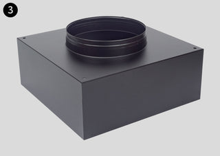 TROTEC attachment hood for hose connection for TAC XT series