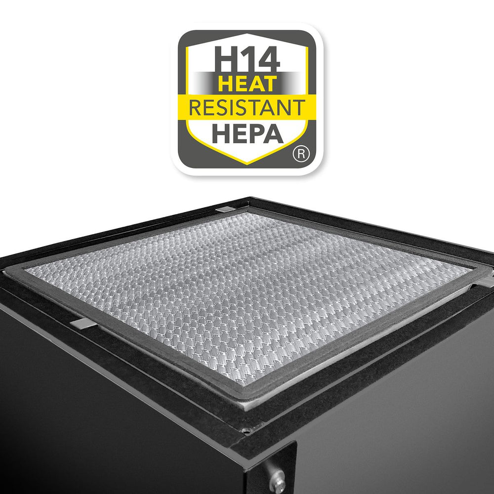 Original TROTEC H14 HEPA replacement filter 7160000106 — side view