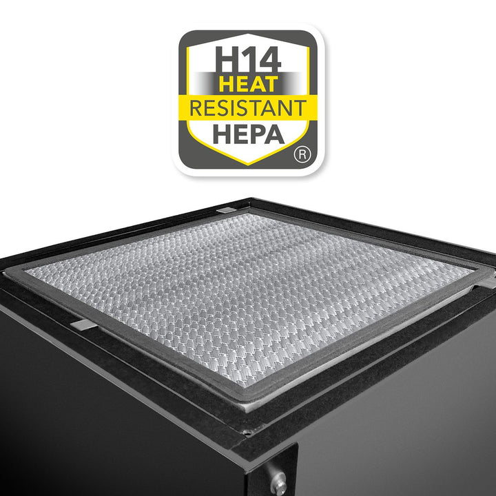 Original TROTEC H14 HEPA replacement filter 7160000106 — side view
