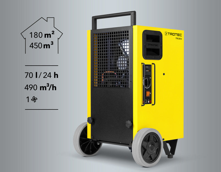 TROTEC TTK 355 S - Einsatz auf der Baustelle