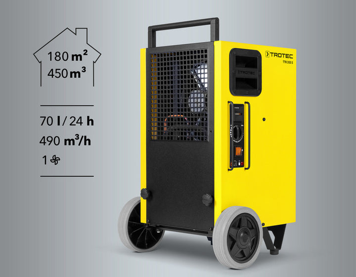 TROTEC TTK 355 S - Einsatz auf der Baustelle