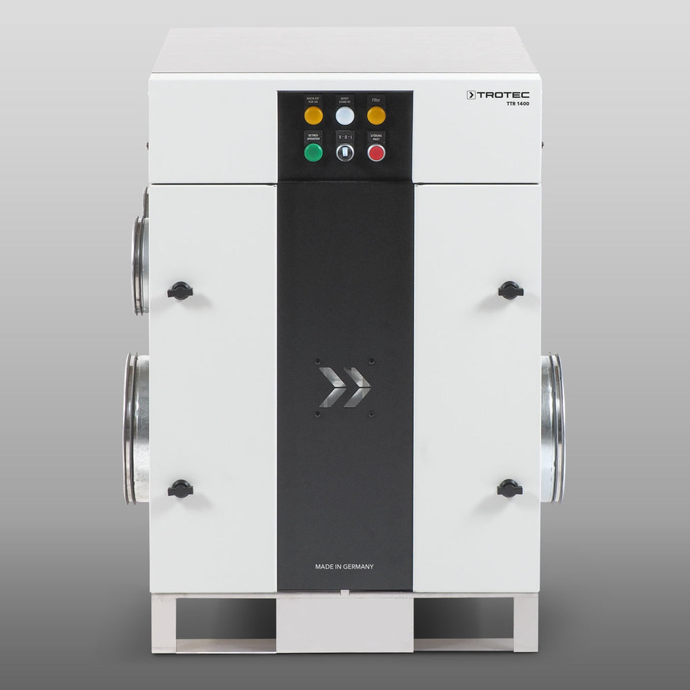 TROTEC TTR 1400 stationary desiccant dehumidifier - front view